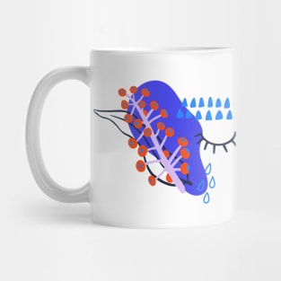 Abstract tropical print Mug